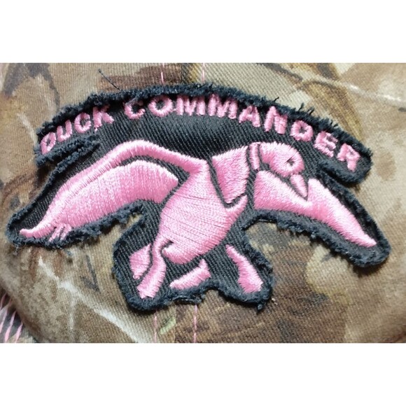 DUCK COMMANDER CAMOUFLAGE PINK MESH CAP HAT DUCK DYNASTY WOMENS LADIES SNAPBACK - Picture 5 of 16